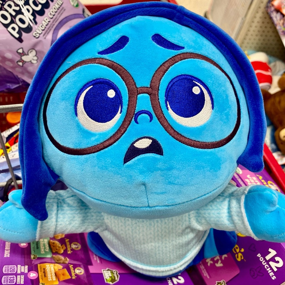 Disney’s Inside Out Sadness Blue  Stuffed Doll Plush NWT